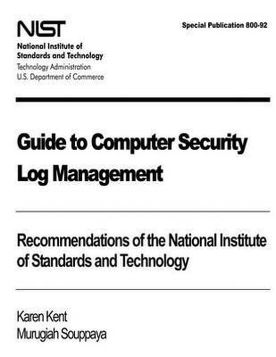Guide to Computer Security Log Management - cover