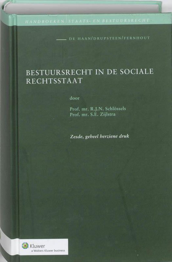 Handboeken staats- en bestuursrecht 1 - Bestuursrecht in de  ... - cover