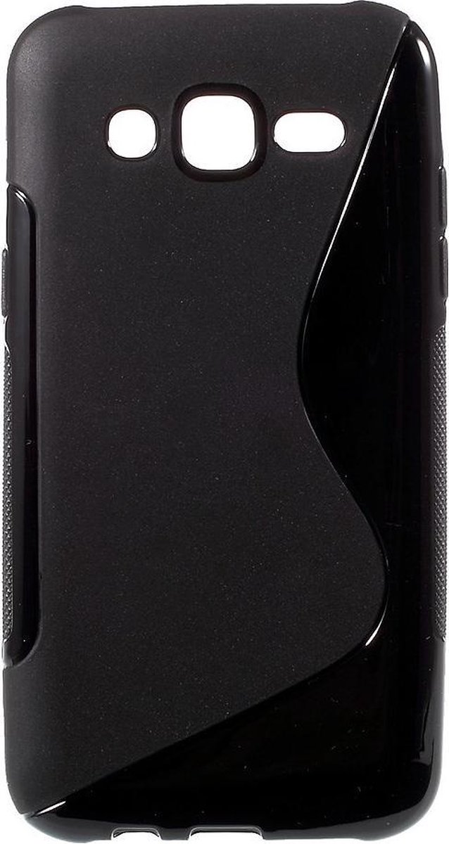 Luxe back TPU hoesje zwart Samsung Galaxy J5