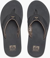 Reef Fanning Heren Slippers - Zwart/Bruin - Maat 45