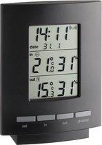 TFA Dostmann Maxim II Draadloze thermo- en hygrometer Zwart