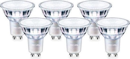 thee map Doe herleven Philips MASTER LED Spot GU10 Fitting - 3.7-35W - 36D - Extra Warm Wit -  Dimbaar - 6-Pack | bol.com