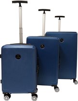 SB Travelbags 3 delige Trolley Blauw