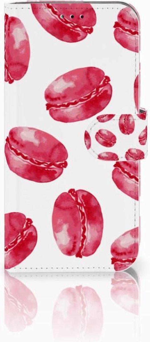 Samsung Galaxy A40 Book Cover Pink Macarons