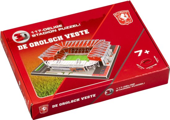 Doos van 117-delige 3D puzzel van stadion De Grolsch Veste.