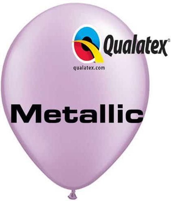 Ballonnen Metallic Lavendel 30 cm 100 stuks