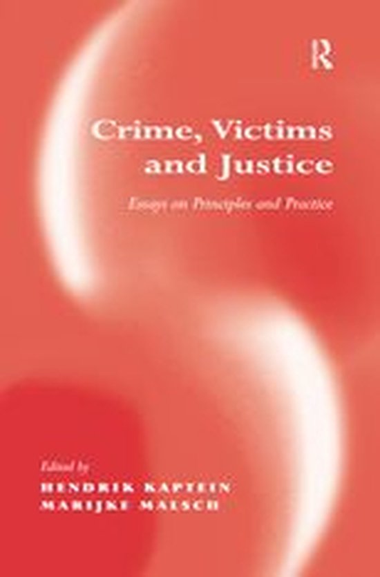 Crime, Victims and Justice - cover