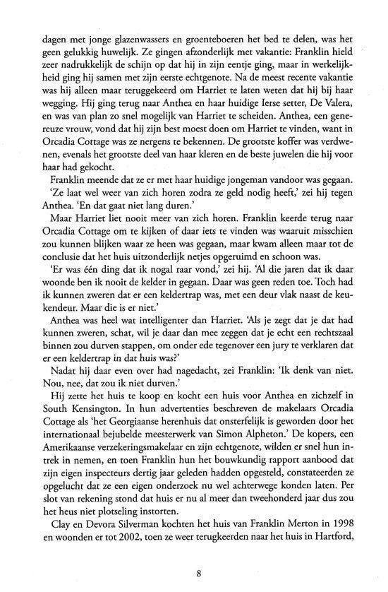 Pagina 8 van een boek met tekst.