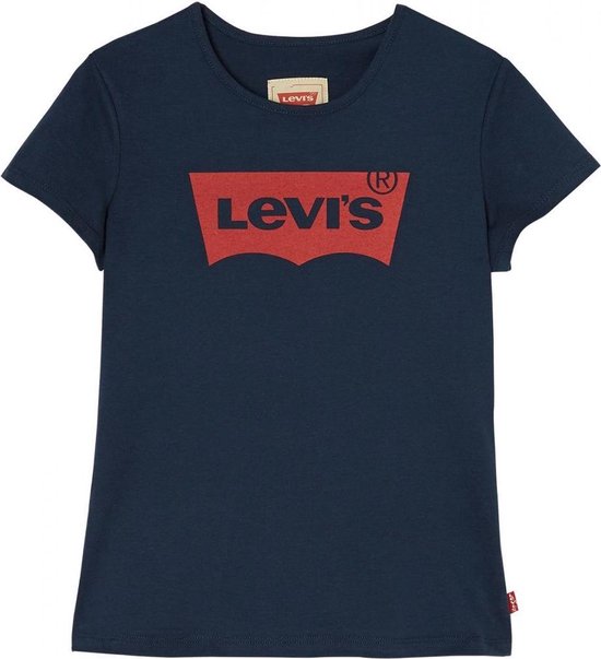 expeditie Stiptheid martelen Levi's Meisjes t-shirts & polos Levi's T-shirt wit 116 | bol.com