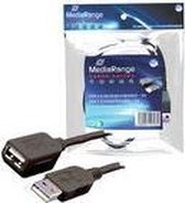 MediaRange MRCS108 USB-kabel 5 m USB A Zwart