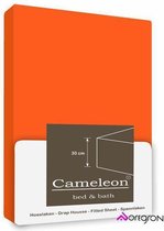 Cameleon Hoeslaken  Oranje 140x200cm