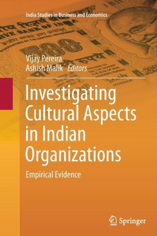 India Studies in Business and Economics- Investigating Cultu ... - cover