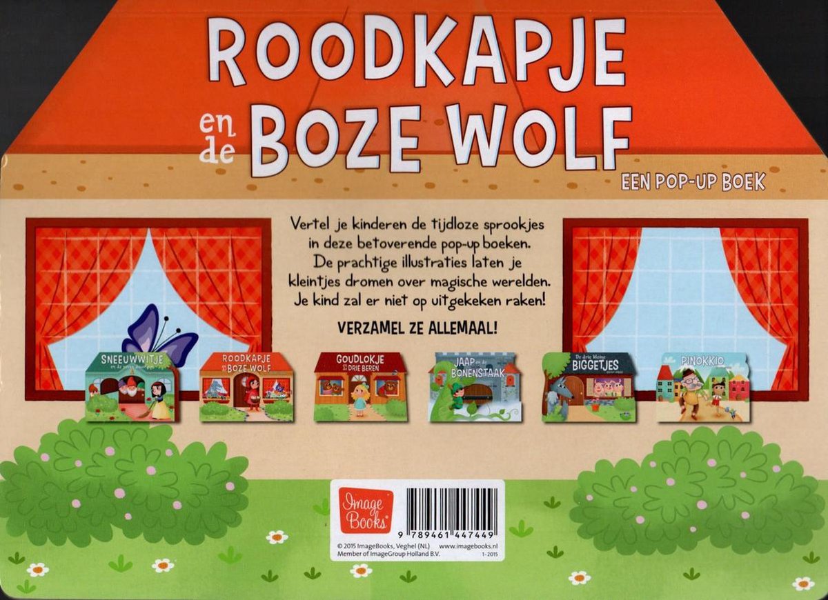 Roodkapje en de Boze Wolf pop-up boek, Merkloos | 9789461447449