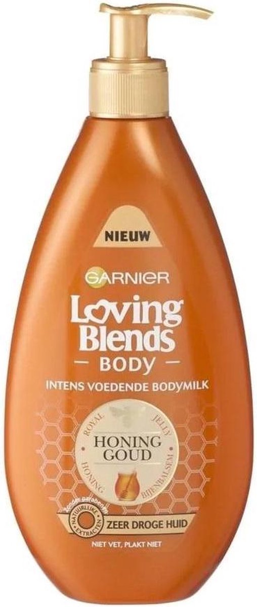 Garnier Loving Blends Body Milk Honing goud 400 ml bol