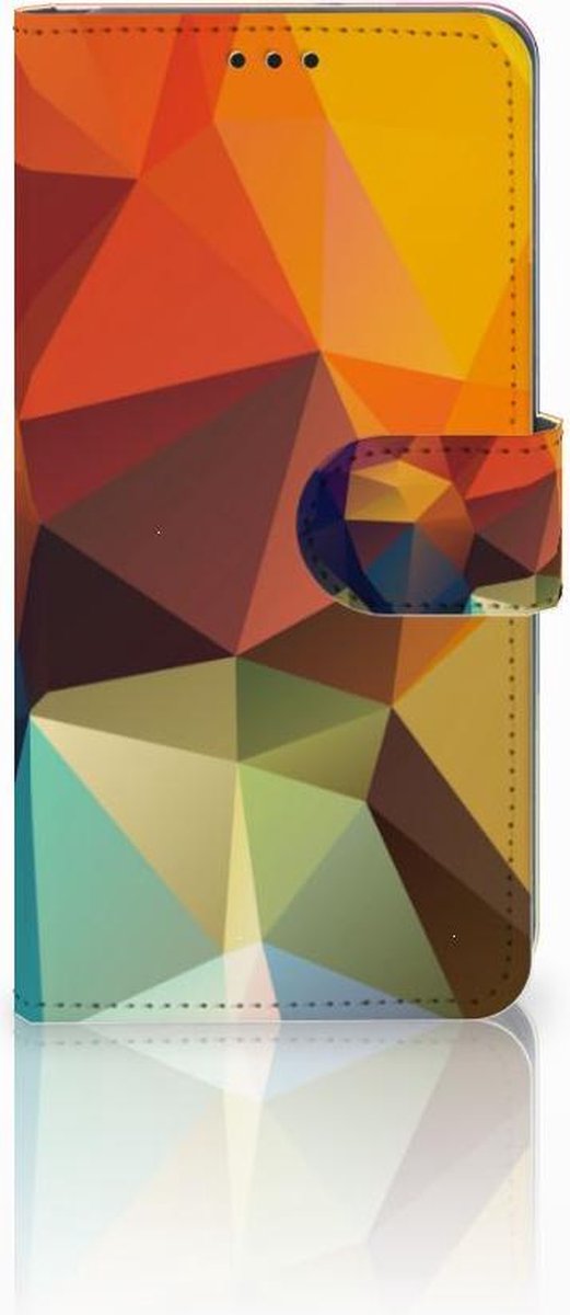 Samsung Galaxy S10 Book Case Polygon Color