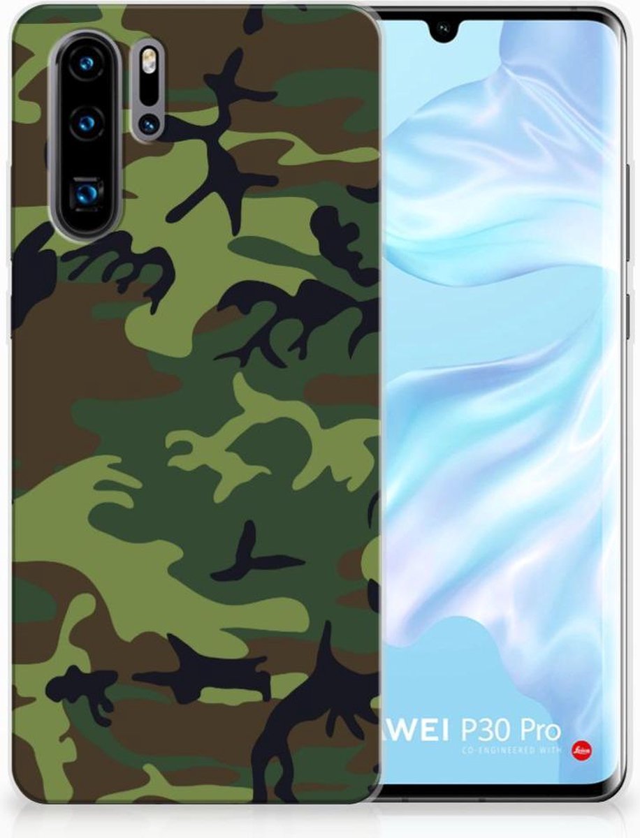 Huawei P30 Pro TPU bumper Army Dark