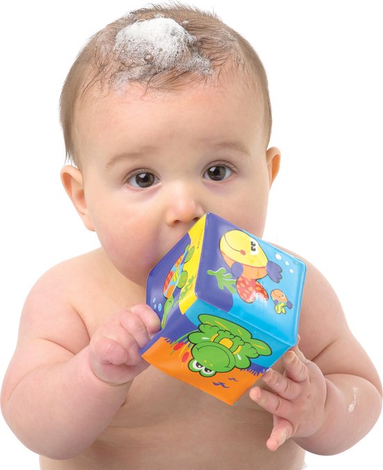 Playgro zachte blokken - Badspeelgoed - Badblokken - Set van 6 stuks - Speelgoed Baby - Speelgoed 1 jaar - Baby Speelgoed - badspeelgoed - speelgoed bad - Baby badspeelgoed