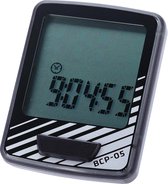 BBB Cycling Fietscomputer Bedraad - 7 functies - Snelheidsmeter Fiets - Zwart/Zilver - BCP-05