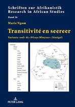 Schriften Zur Afrikanistik / Research In African Studies- Transitivit� en seereer