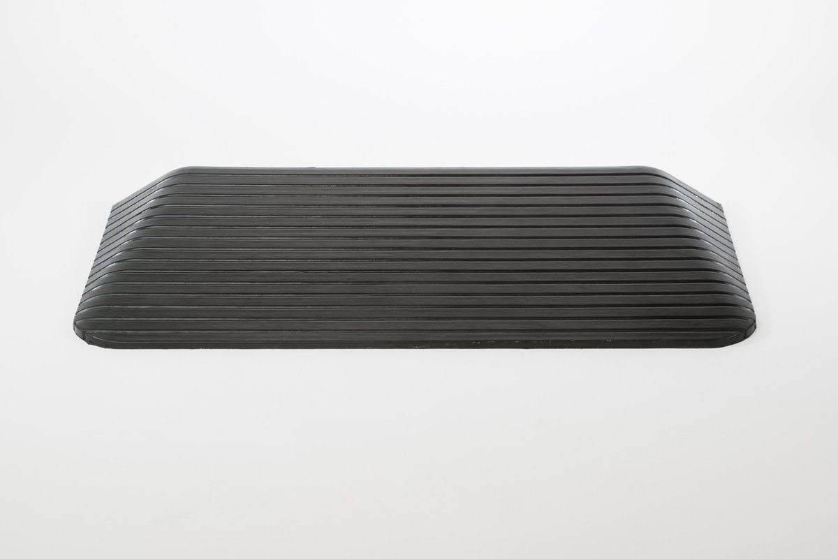 Goedkoopste Rubber drempelhulp 7,6 cm met schuine zijvlakken