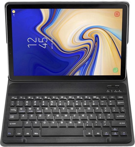 puzzel binnen vijand Samsung Galaxy Tab A 10.1 2019 Toetsenbord Hoes - Bluetooth Keyboard Cover  Business... | bol.com