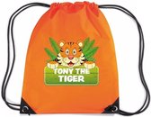 Tony the Tiger tijger rijgkoord rugtas / gymtas - oranje - 11 liter - voor kinderen