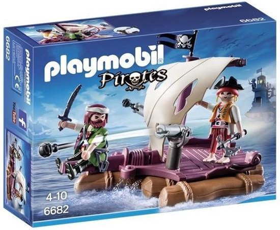 Playmobil Pirates: Coffret de jeu Pirate Raft (6682) | bol
