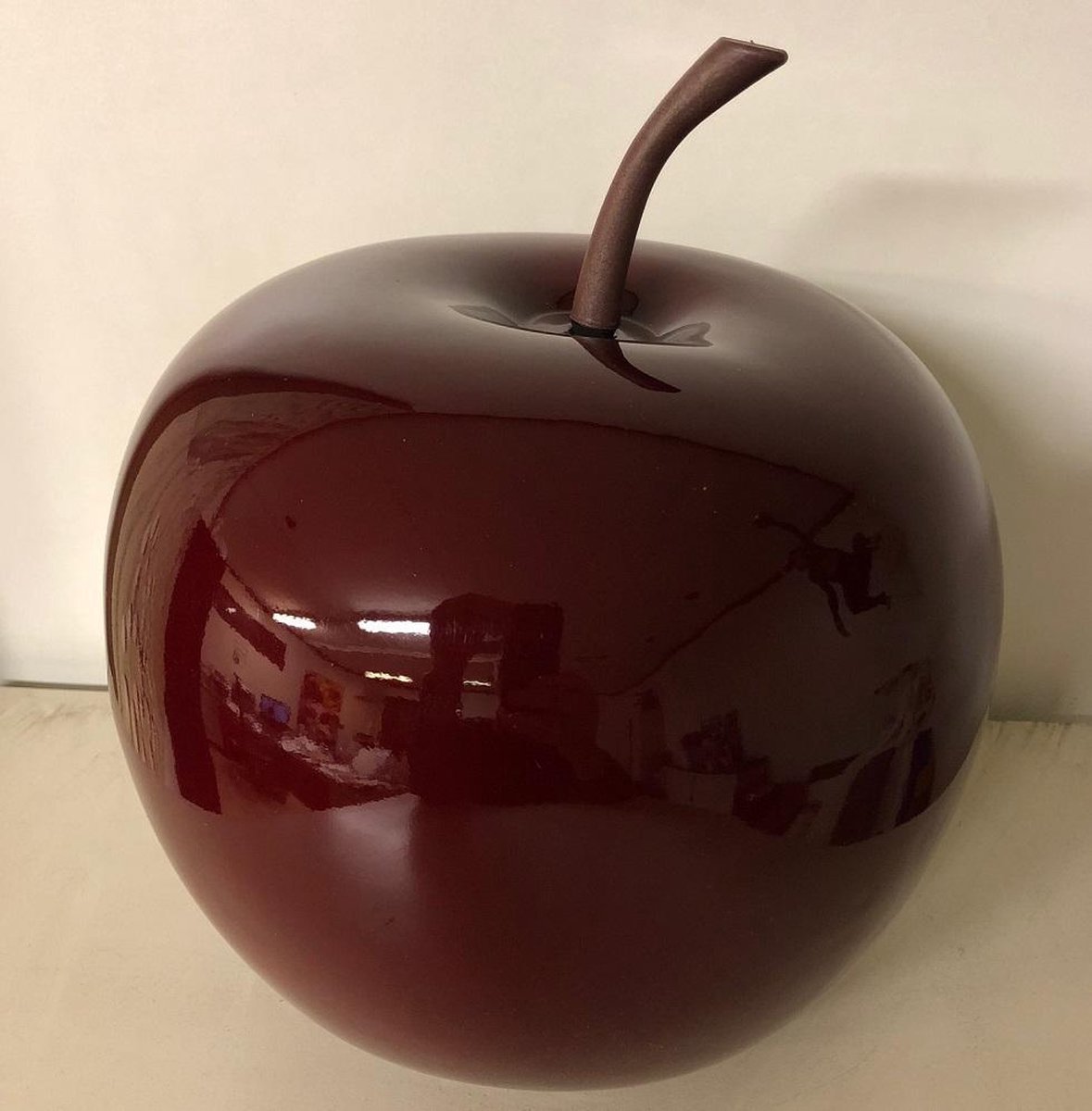 appel groot 36cm kunststof rood hoogglans | bol