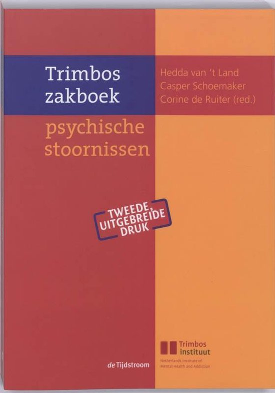 Trimbos zakboek psychische stoornissen en hun behandeling - H. van 't Land | Tiliboo-afrobeat.com