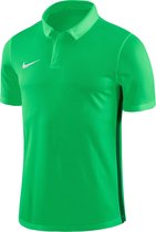 Nike Dry Academy 18 SS Polo Heren Sportpolo - Maat S  - Mannen - groen