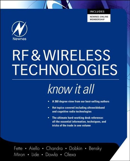 Rf & Wireless Technologies 9780750685818 Roberto Aiello, Ph.D