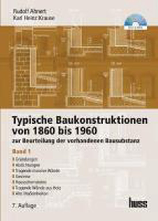 Typische Baukonstruktionen von 1860 bis 1960. Band 1 - cover