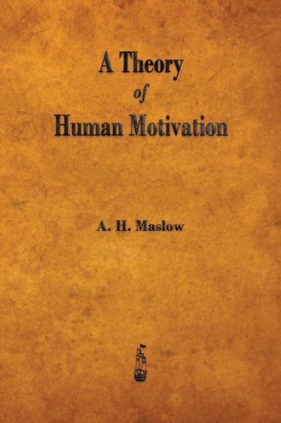 A Theory of Human Motivation - cover
