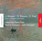 Rontgen & Rosseau & Tinel - In Flanders' Fields 87: Mephisto Piano Duo (CD)