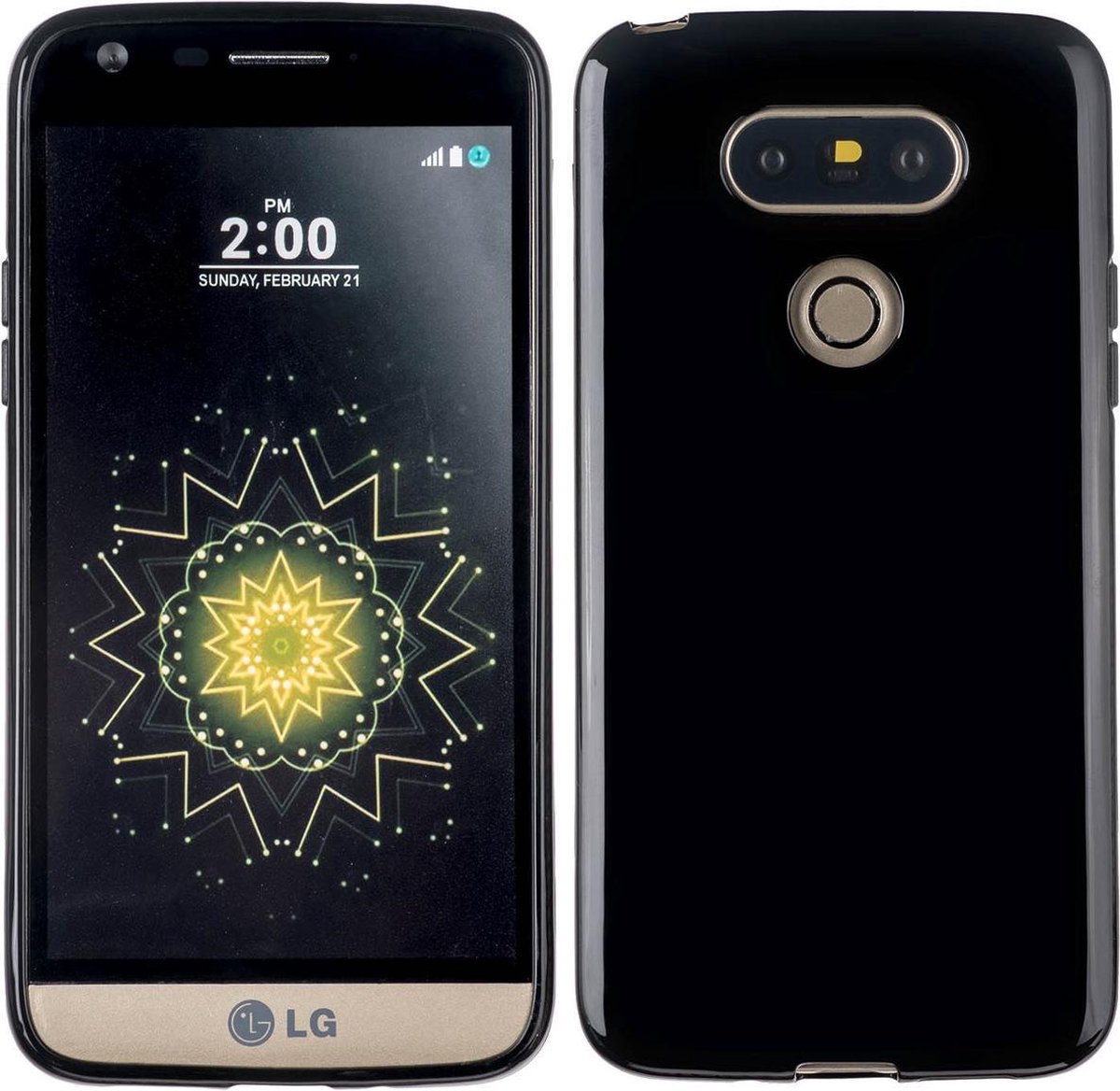 Zwart TPU hoesje voor de LG G5