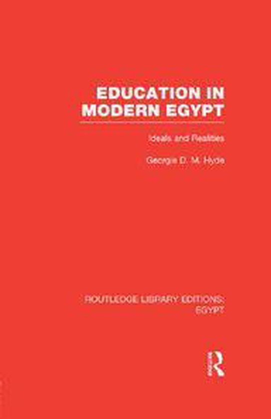 Education in Modern Egypt - cover