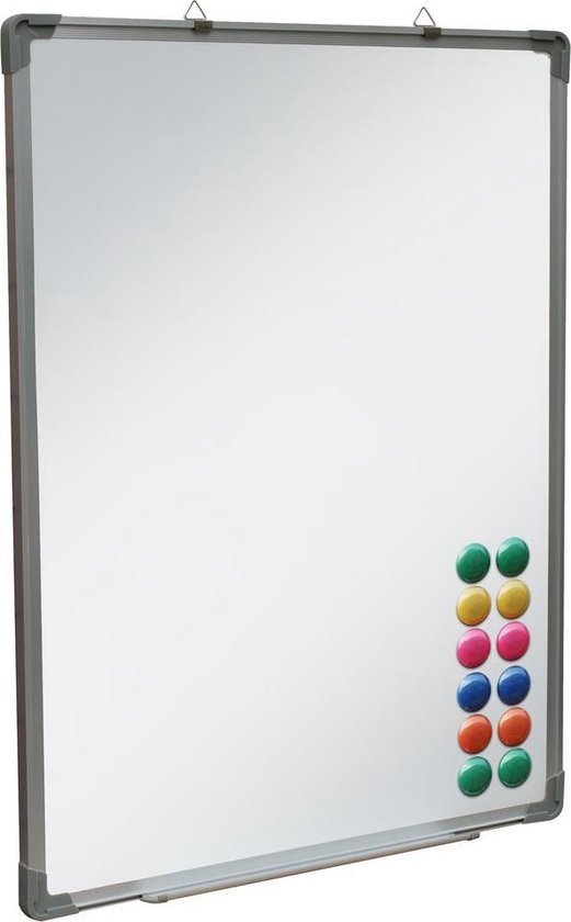 Whiteboard, magneetbord, whitebord, wit, wandbord, schrijfbord, met  magneten | bol.com