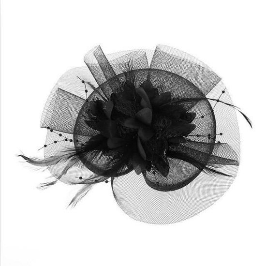 Stijlvolle Fascinator Zwart