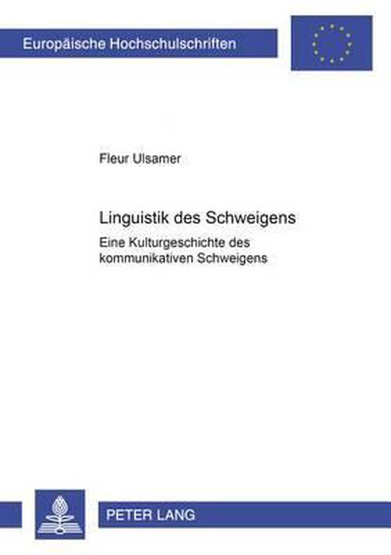 Linguistik des Schweigens - cover