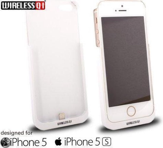 Qi Hoesje draadloos opladen iPhone 5/5s - Ikea Wit | bol.com