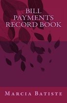 Bill Payments Record Book