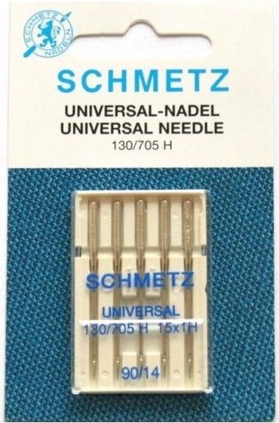 Aiguilles Schmetz pour machine n ° 90 (5 aiguilles) universelles, 4 cartes