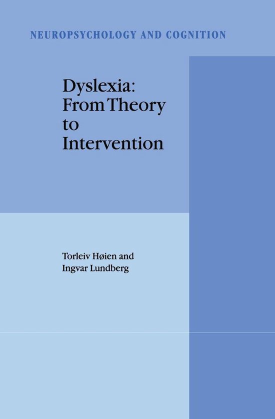 Neuropsychology and Cognition 18 - Dyslexia: From Theory to  ... - cover