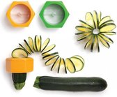 Groene Sierlijke Linten Groente Spiraal Snijder | Komkommer, Courgettes en Andere Groenten Slijper | Keukenhulp | Spiraalsnijder | Spiraalslijper | Groen