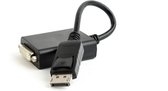 DisplayPort M - DVI F adapterkabel 10 cm zwart v1.2
