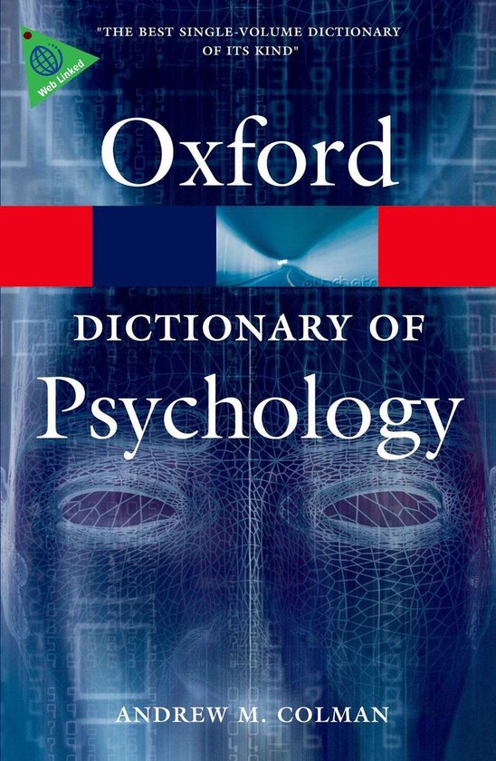 Oxford Paperback Reference - A Dictionary of Psychology - cover