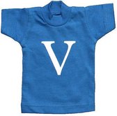 Naamslinger Lettershirts blauw V