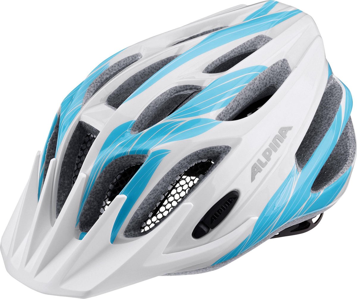 ALPINA FB JR.2.0 - Schokabsorberende, lichte en stabiele fietshelm met achteraf te monteren led voor kinderen, zwart-steelgrijs-neon, 50-55 cm