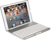 iPad mini 4 Toetsenbord Hoes hoesje - CaseBoutique -  Zilver - Kunststof