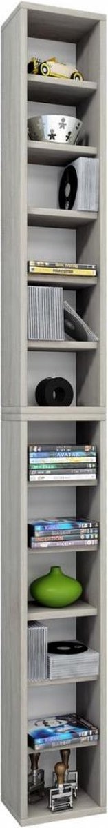 Houten CD DVD standaard Opbergrek Boekenplank Decoratieve plank Bigol